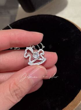 2026马年莫桑钻马上有钱锁骨链