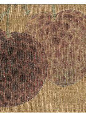 新品 北宋 赵佶红荔山禽图 宋画小品工笔花鸟画 临摹手稿装饰画