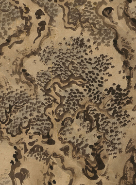 黄慎湖亭秋兴图仿古书画装饰画