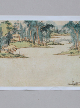 国画复制品山水画高清临摹范本
