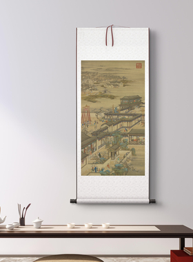 清院本十二月令图高清国画装饰画