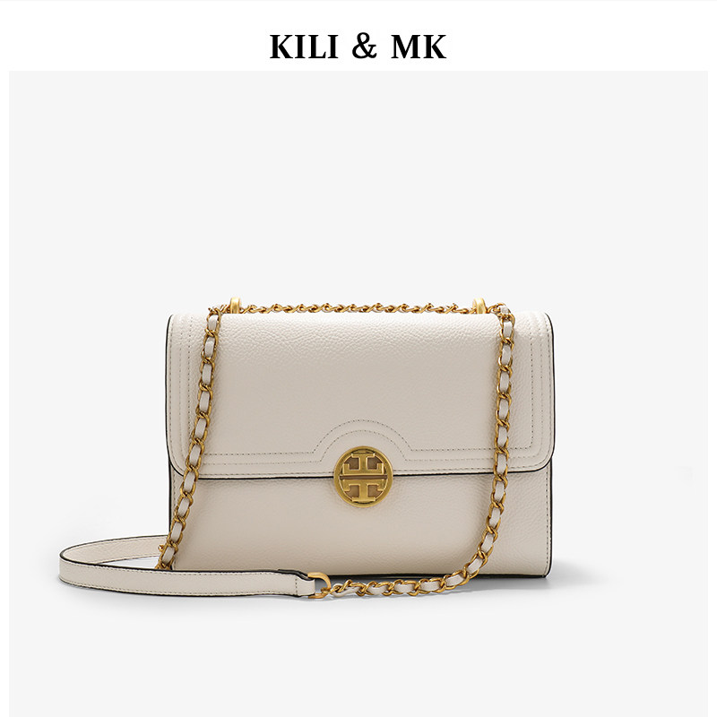kili mk真皮女包2020新款高级斜挎包 KILI＆MK快时尚女包胸包