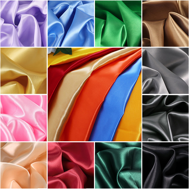 绸缎布料面料加密缎面色丁布料仿真丝衣服礼盒内衬布红绸布丝绸布,淘宝优惠券,粉丝福利购,淘宝优惠卷