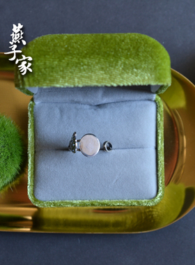 测试推荐燕子家女纯银复古戒托