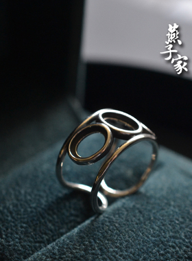 燕子家女款925银小众多石位空托