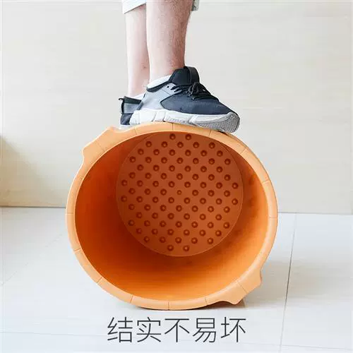 Необыкновенная и высокая ванна с высоким содержанием массивной ванной комнаты для ног ноги, вручная говядина сухожилия пластиковая ковша для ноги сауна раковина