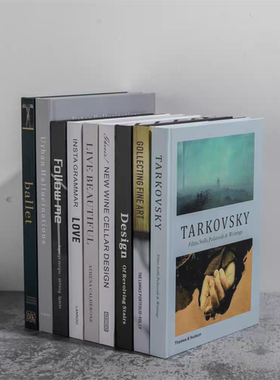 北欧风现代轻奢简约样板房软装摆设书籍装饰书本摆件装饰艺术真书