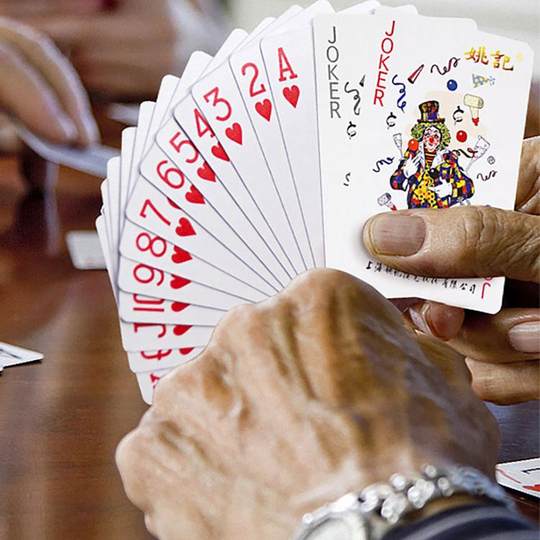 扑克牌姚记扑克牌正品旗舰店批发掼蛋专用高端加厚加硬打不烂纸牌