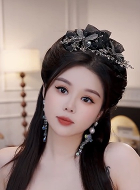 【蝶影流光】抓夹亮钻立体蝴蝶晶晶氛围感好看吸睛后脑勺鲨鱼夹女