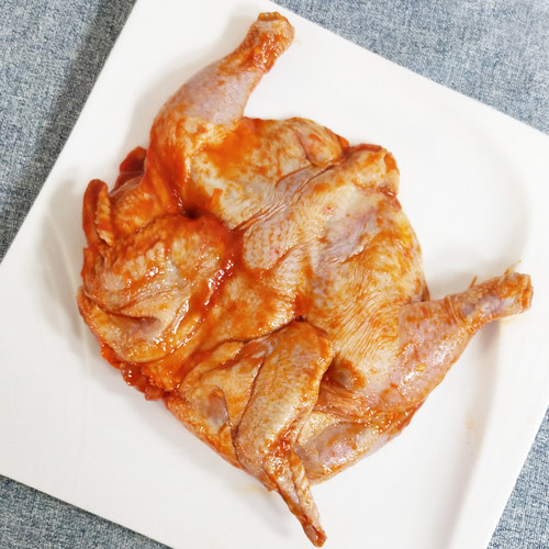 立信奥尔良烤鸡调理鸡整只冷冻半成品商用包邮童子鸡蜜汁烤全鸡 - 图1