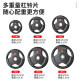 Rubber-coated cast iron barbell plate with large hole 5cm hand-grabbed dumbbell plate Austrian bar barbell set rubber-coated weight plate fitness equipment