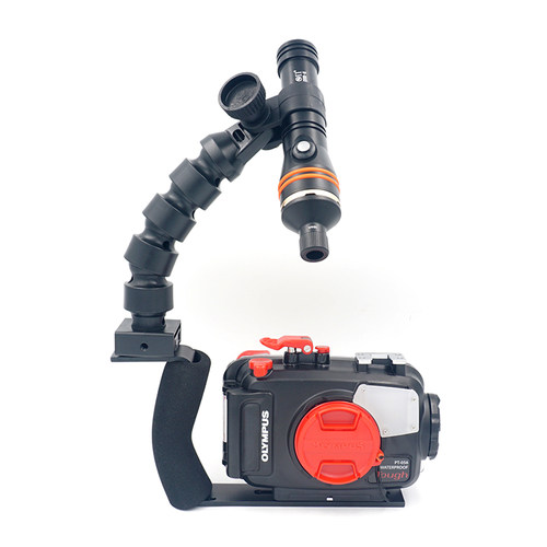 OLYMPUS 奥林巴斯TG6 TG7+D11V-II  D3000 D5000潜水摄影蛇臂套装 - 图1
