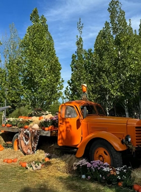 定制老式解放卡车模型户外装饰