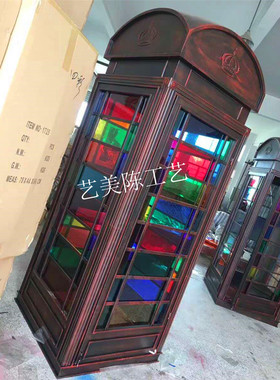 电话亭酒吧摄影道具工艺品定制