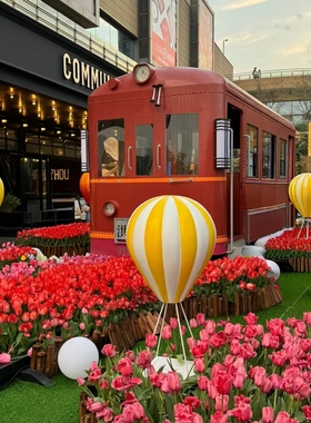 网红打卡拍照道具大型复古摆件