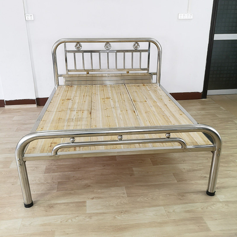 大弯管款特厚不锈钢床单双人1.5米1.8米新款精品简约现代源头工厂