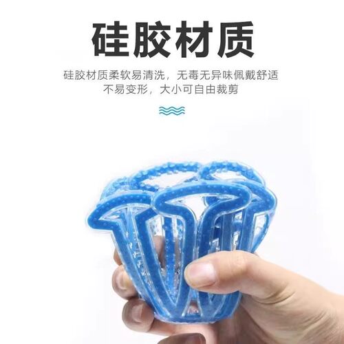 头盔内衬垫防压头发型夏季透气摩托车安全帽垫片硅胶防滑按摩神器 - 图3