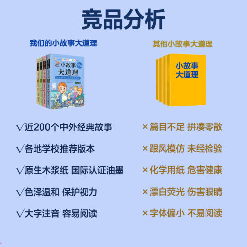 【新升级加厚注音版】小故事大道理故事书小学生一年级课外阅读书籍儿童6-12岁小故事大启发彩绘带拼音二三四五六年级读物7-8-10岁 - 图0