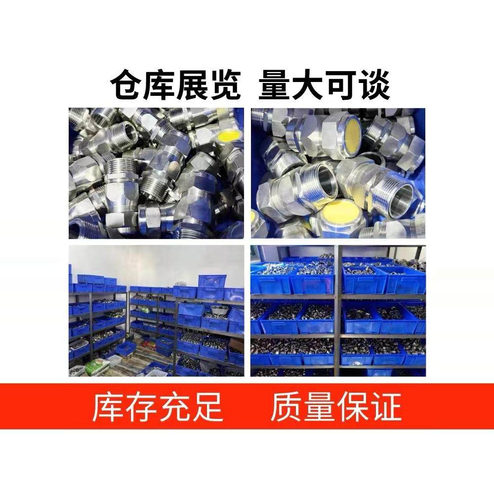 不锈钢304防爆格兰头非铠装夹紧密封接头接管式内外螺纹单密封M20,淘宝优惠券,粉丝福利购,淘宝优惠卷