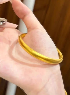 古法传承心经手镯女妈妈假三金