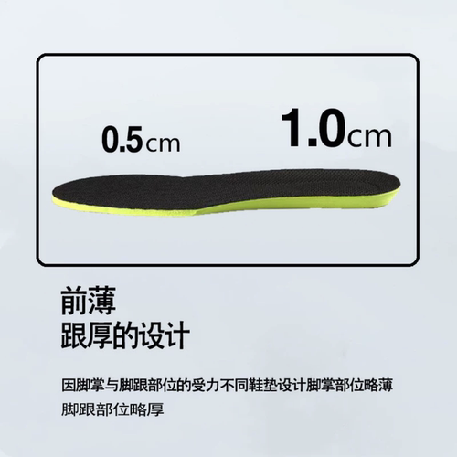 女男运动单鞋分趾猪蹄鞋垫防痛护脚减震垫防滑超软舒适裁剪垫夏季 - 图2