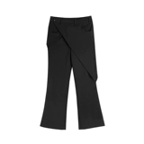 Небольшой дизайнерский комплект, накидка, осенние штаны, тренд сезона, оверсайз