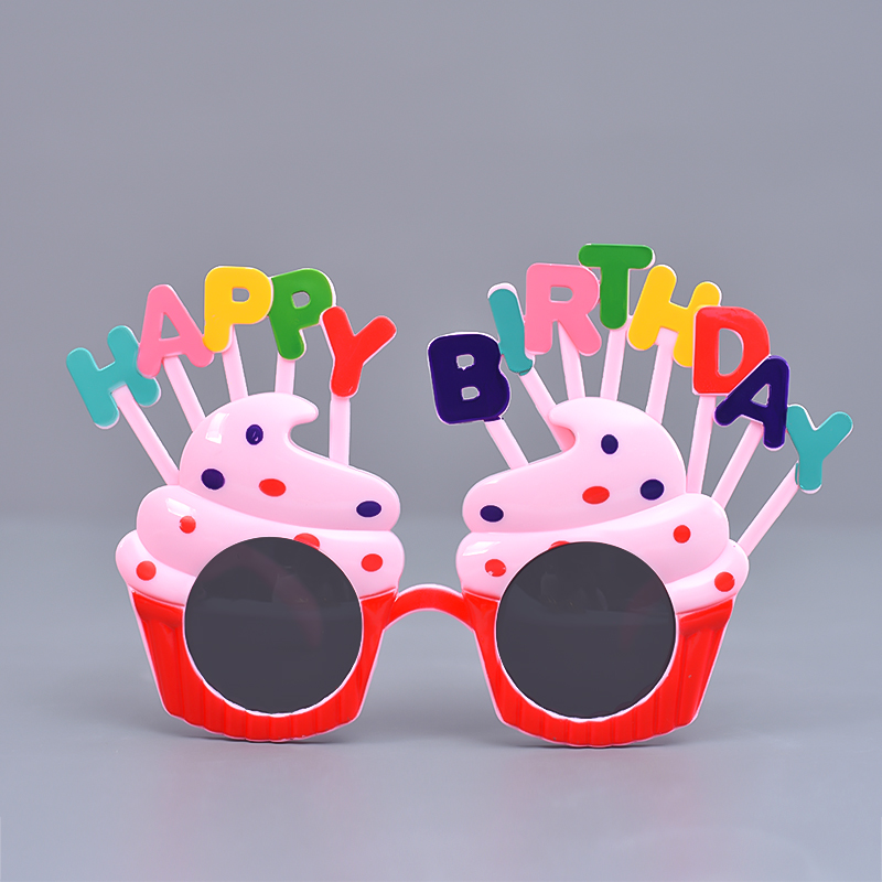 【10个装】生日拍照眼镜装饰可爱小红书道具派对搞怪成人儿童装扮 - 图1