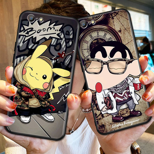 OPPO A59彩绘手机壳oppoa59m硅胶A59m软套oppa59st送钢化膜opp F1S学生0ppora59卡通oppo a59s保护套0pp0啊59 - 图1