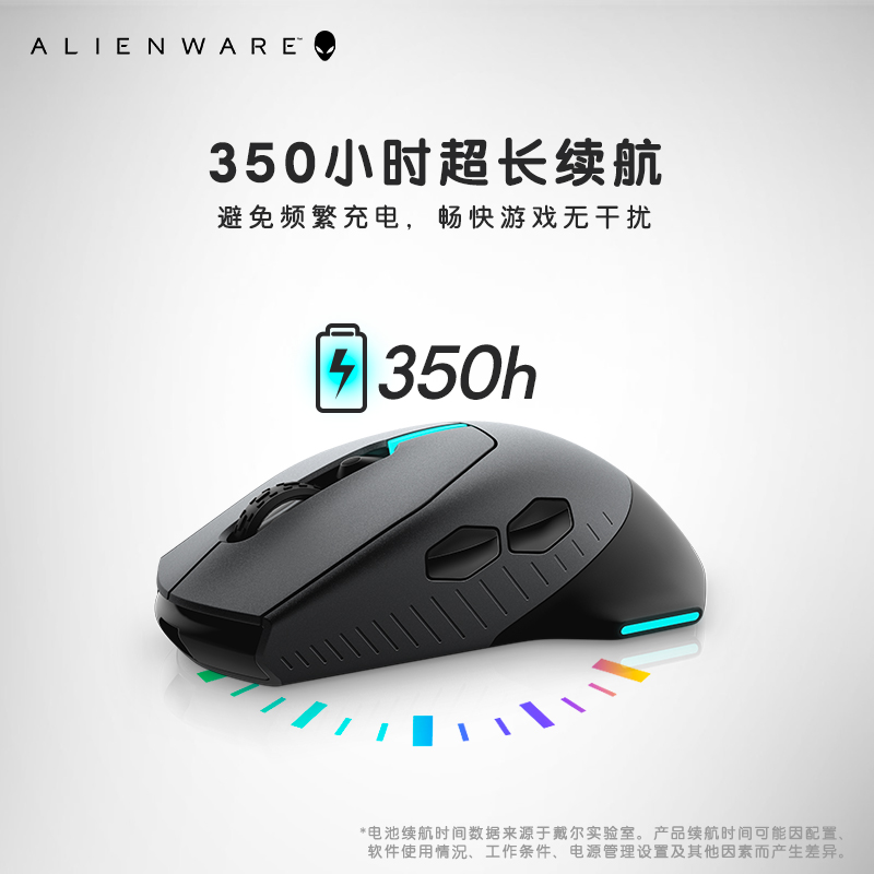 【天猫V榜】ALIENWARE外星人AW610M有线无线双模游戏办公电脑鼠标 - 图2