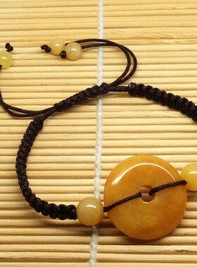 本命年红绳平安扣手工编绳手链