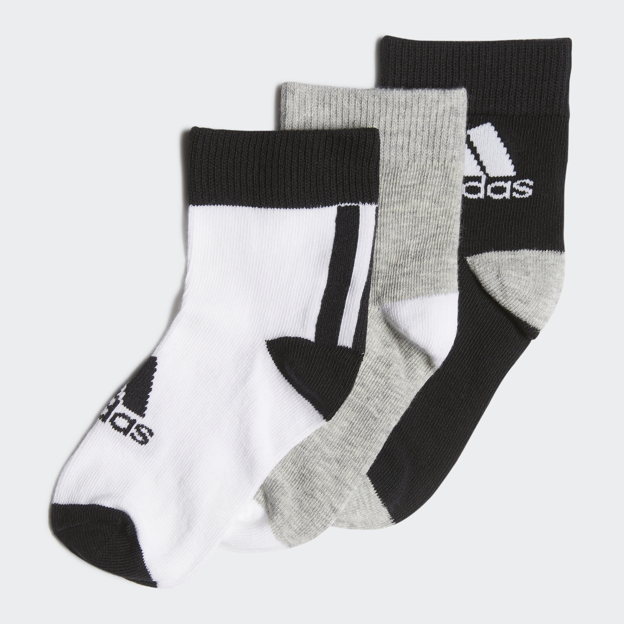 Adidas/阿迪达斯正品夏季新款儿童休闲运动袜子FN0995 FN0997 - 图0