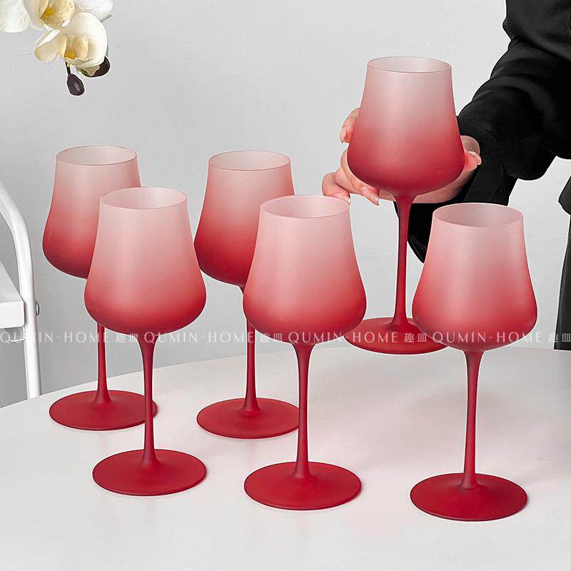 趣皿轻奢葡萄酒具套装家用办公室高档红酒杯高脚杯套装简约香槟杯 - 图0