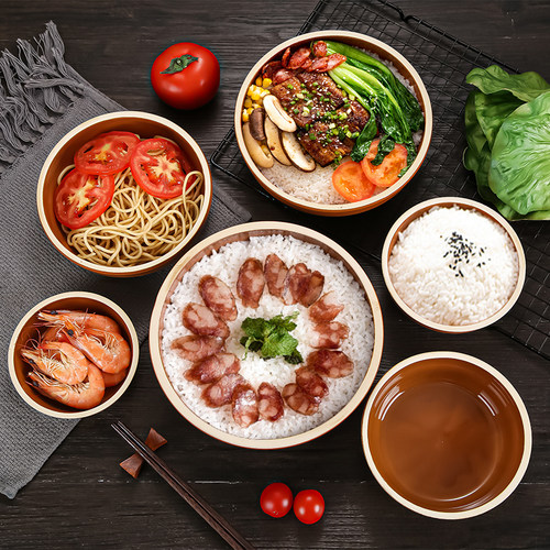 蒸饭碗土陶蒸笼饭碗陶瓷饭钵蒸菜碗饭店专用钵仔碗蒸饭土碗饭盆 - 图0