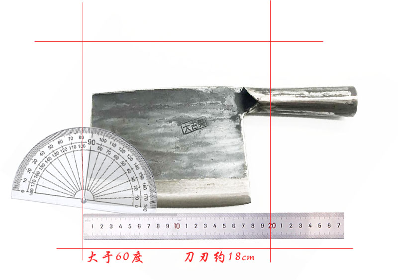 手工锻打杀鱼刀杀鸡刀剁鱼头刀排骨刀剖鱼肚刀砍骨刀鸡鸭档口用刀