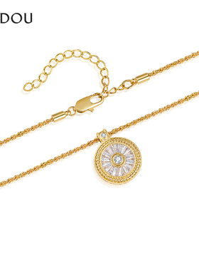 AJIDOU阿吉豆项链女款简约休闲锁骨链短颈链