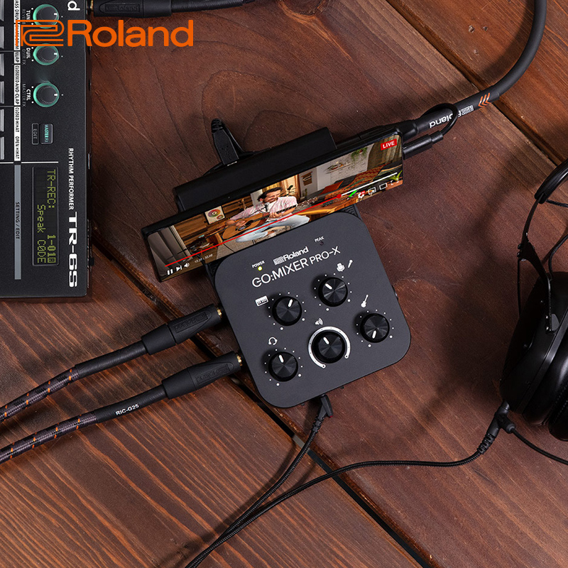 Roland罗兰GO MIXER PRO X手机直播声卡唱歌调音台混音器LIVECAST - 图3