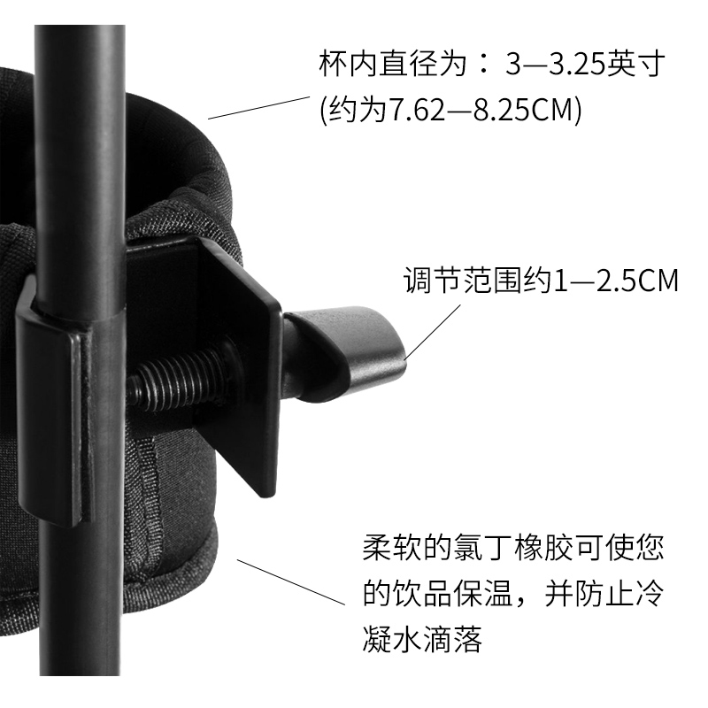 On Stage MSA5050夹扣式麦克风杯架饮料架话筒架支架通用配件 - 图0