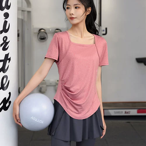 Одежда для йоги, летний спортивный костюм для спортзала для тренировок, большой размер, для бега