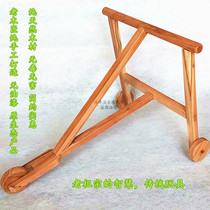 Toddler Wooden Trolley Traditional Pure Solid Wood Toys School Walkway Baby Learn Step Walkway Car Old childrens car