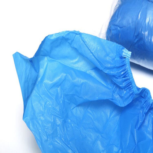 一次性鞋套加厚CPE塑料鞋套100只装防滑防水机房家用塑料脚套包邮 - 图3