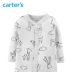 Carters mùa xuân và mùa thu sơ sinh chân sơ sinh in jumpsuit dài tay nam và nữ quần áo trẻ sơ sinh trẻ em 115G577 - Áo liền quần