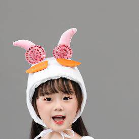 大灰狼演出服小鸡小鸭小兔子小羊各种小动物头饰幼儿园动物演出服 - 图1