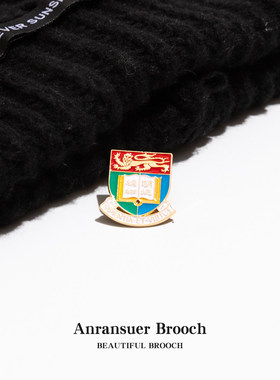 新款香港大学胸针校园款