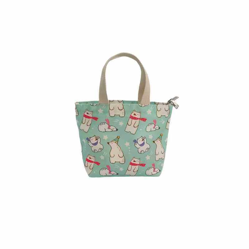 帆布包卡通印花迷你手提可爱小手提包休闲上班小手拎包文艺小布袋,淘宝优惠券,粉丝福利购,淘宝优惠卷