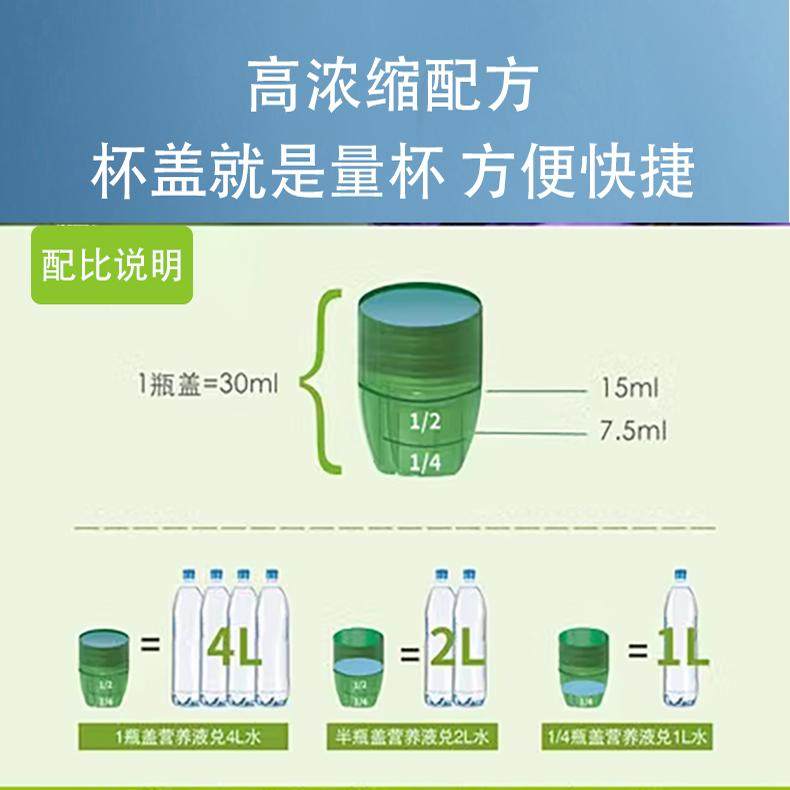 美乐棵家庭通用型营养液园艺浓缩液体肥绿萝月季盆栽多肉水培肥料,淘宝优惠券,粉丝福利购,淘宝优惠卷