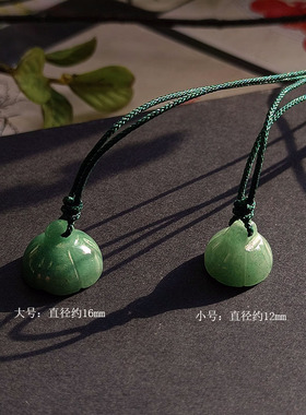 复古民族风小清新文艺项链短款东陵玉绳子毛衣链女森系莲蓬锁骨链