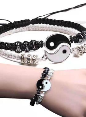 中国复古时尚手工太极手链