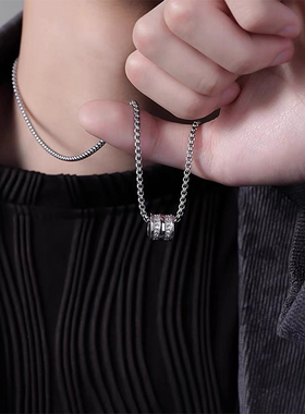 转运珠小蛮腰钛钢项链