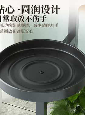 客厅沙发旁铁艺落地可移动摆件