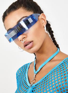 SOYA GLASSES EYE 透片水银色系列朋克太阳眼镜墨镜无性别中性风